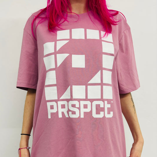 PRSPCT "P" LOGO - WHITE ON LILAC