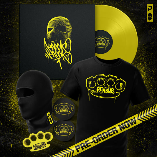 PRE-ORDER// The Rukkus - KNOCK KNOCK  Vinyl + Merch bundle
