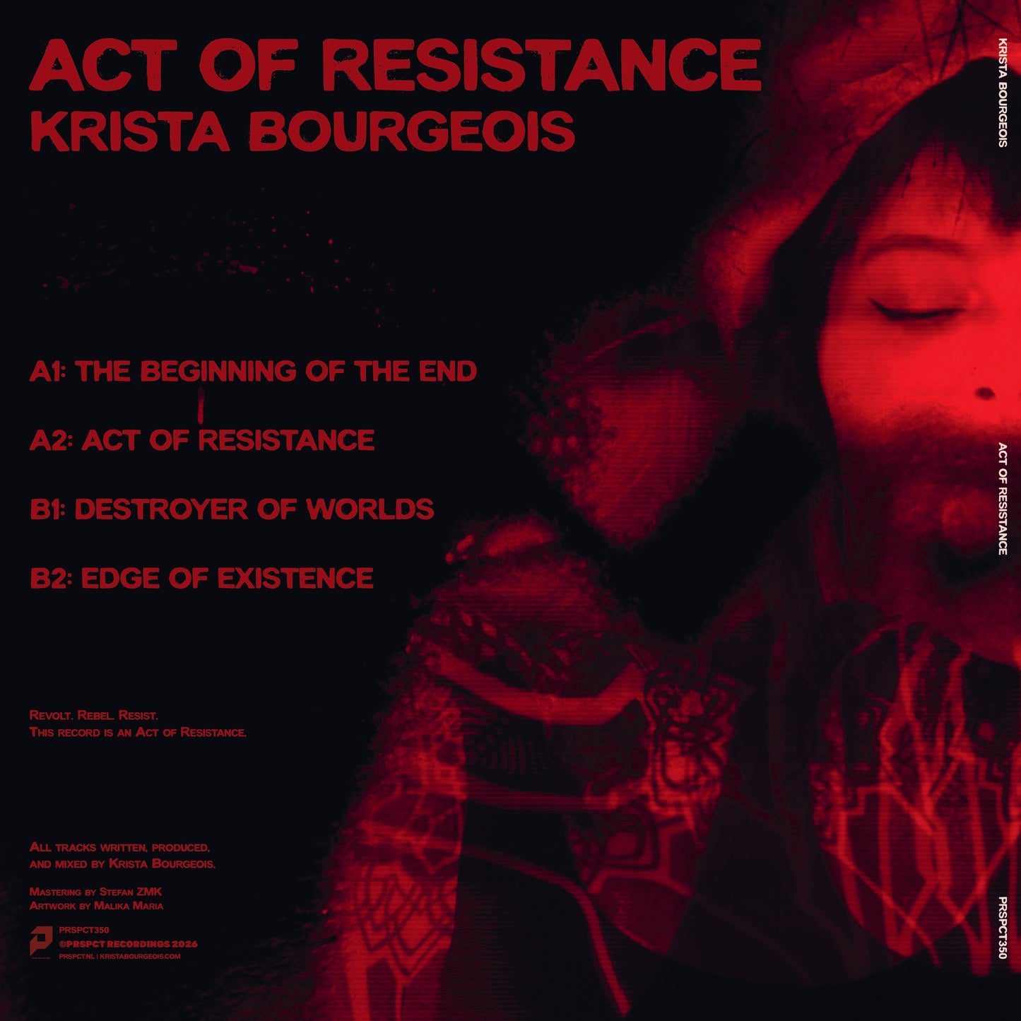 Krista Bourgeois - Act of Resistance 12" Vinyl